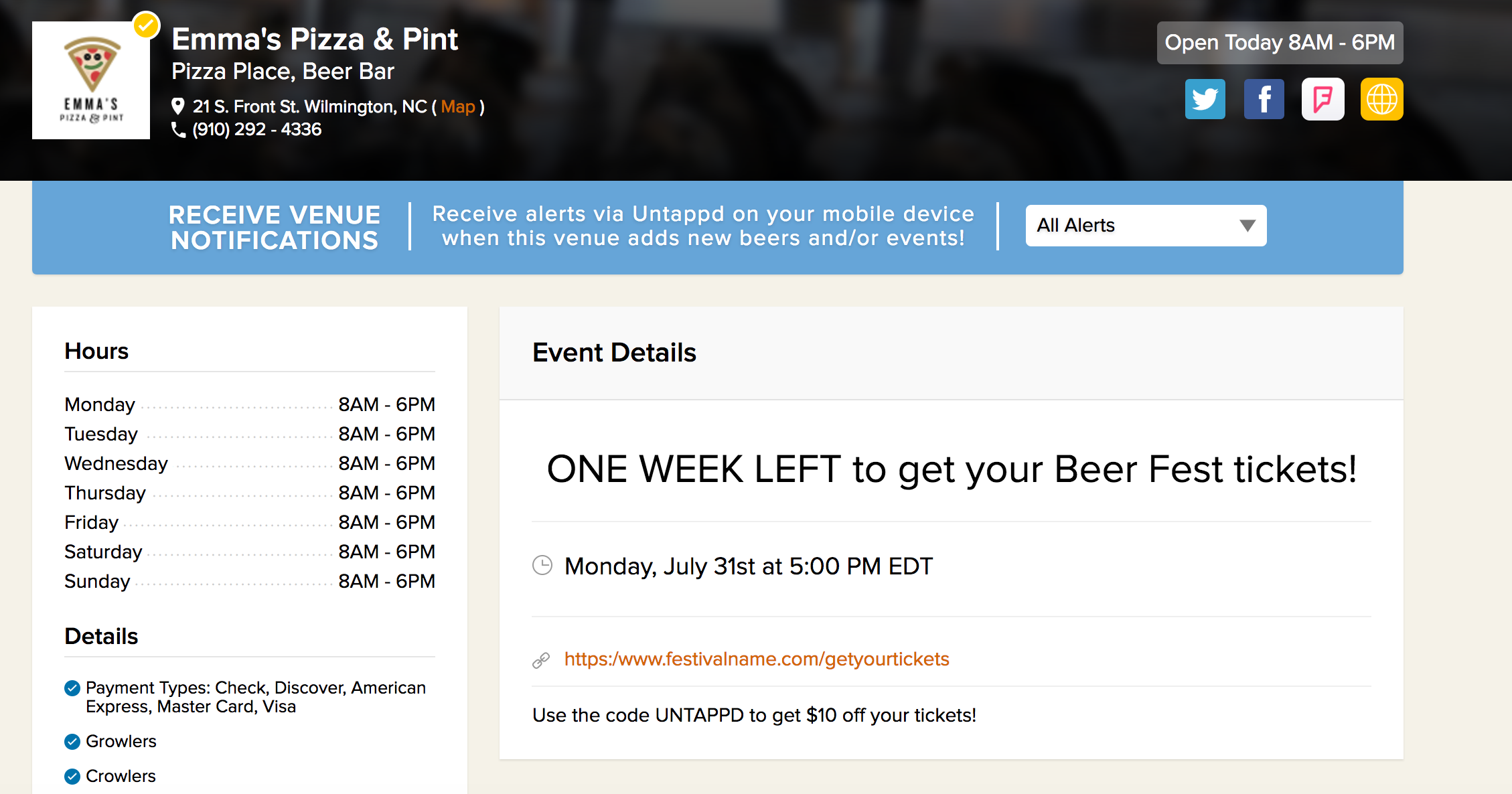 Promotions Festival Best Practices Untappd